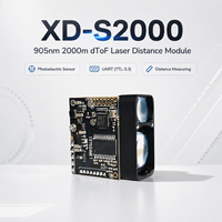 Sensor LiDAR DToF de Alta Frecuencia 2000m 905nm para Control de Automatización de Líneas de Producción Industrial XD-S2000 Sensor Óptico