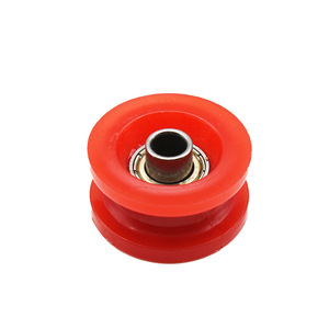 Rueda de nailon con rodamiento en forma de U para puerta pasiva, rueda de riel para puerta corredera para triciclo eléctrico - Product Image 2