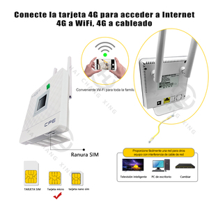 HCX H903 4G Router Inalámbrico 1 puerto lan 4g Módem Wifi MIFIs 150Mbps LTE 3G UMTS Pantalla LCD E5885 - Product Image 5