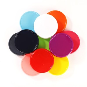 Plastik düzenli ağız cam turşu kavanozu kapaklı silikon halka renkli saklama kapakları konserve kavanoz için Anti-Scratch dayanıklı yüzey - Product Image 3