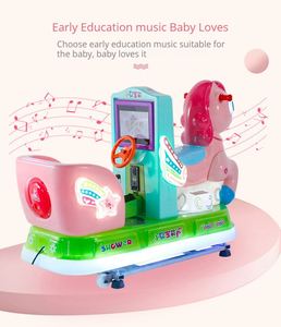 Offre Spéciale : Manège Commercial MP5 à Écran Tactile pour Deux Enfants, à Monnayeur, Type Voiture Balançoire - Product Image 4