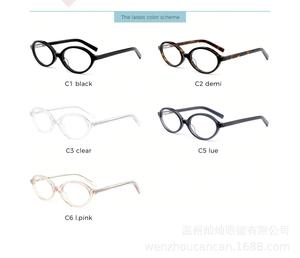 Montura Óptica Redonda para Mujer, Carey, Acetato Ligero, Diseño Retro, Precio de Fábrica, Venta al por Mayor, Lentes de <span class=keywords><strong>Vista</strong></span> - Product Image 3