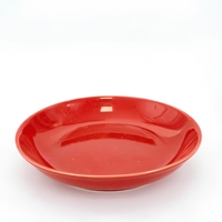 Assiettes de Noël rouges en gros, assiettes de présentation pour mariage, ensembles d'assiettes festives, vaisselle en porcelaine pour la maison, pour cadeaux/fêtes