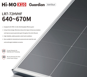Paneles Solares Monocristalinos Longi Hi-MO X10 Guardian Anti-Dust LR7-72HVHF 640~670M HPBC 2.0 de 650W 660W 670W para Uso Doméstico y Comercial - Product Image 3