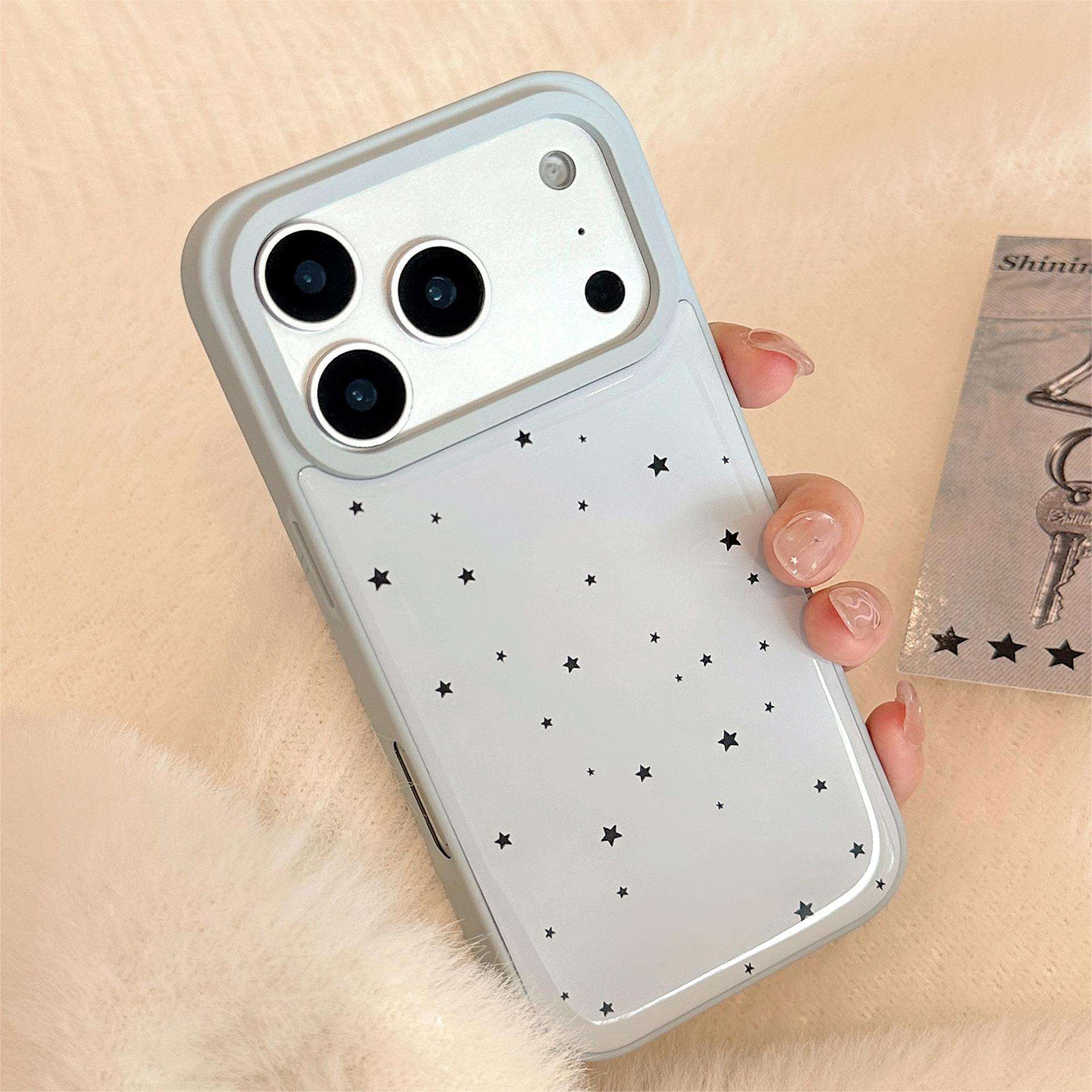 Azul Glacial Estrella Azul-Negra