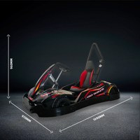 Go-Kart Eléctrico para Padres e Hijos, Superventas, para Adultos y Adolescentes, 48v, Motor Dual de 350W, Asientos Ajustables, 35KM/H, Asientos para Padres e Hijos, OEM, ODM