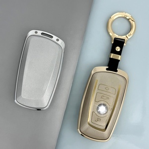 Usine Nouveau <span class=keywords><strong>Design</strong></span> Mode Métal + TPU Couverture De Clé De Voiture 4 Boutons TPU Clé De Voiture Cas Pour <span class=keywords><strong>BMW</strong></span> 3 4 5 6 Série <span class=keywords><strong>X3</strong></span> X4 Clé De Voiture Accessoires - Product Image 3