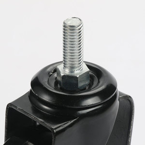 Swivel <b>Caster</b> 2 Inch 1/2 In Thread Polished Finish Furniture Industrial Use - Product Image 2