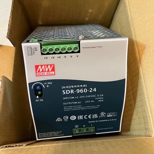 Alimentation électrique à découpage <span class=keywords><strong>SDR</strong></span> MEAN WELL <span class=keywords><strong>SDR</strong></span>-<span class=keywords><strong>960</strong></span>-24 24V 40A, neuve et originale - Product Image 3