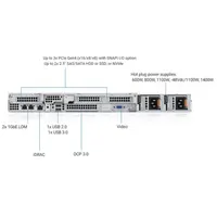 Server Rak 1U PowerEdge R450 Harga Baru Terbaik, Dual-socket Performa Tinggi untuk Database, Virtualisasi