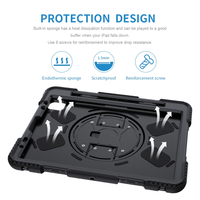 Étui pour tablette pour iPad 10e génération 2022 housse antichoc robuste avec porte-crayon étui de protection pour tablette pour iPad Air4/Air5 2022
