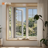 Ventanas de PVC con Aislamiento Térmico y Relleno de Argón, con Vidrio Low-E, Eficiencia Energética Certificada por NFRC, para Villas y Hoteles