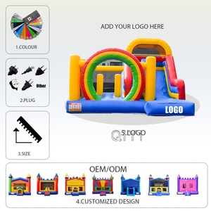 Castillo Inflable Comercial de PVC de 0.55mm, Casa de Brinco y Castillo Inflable para Niños, Juego al Aire Libre - Product Image 5