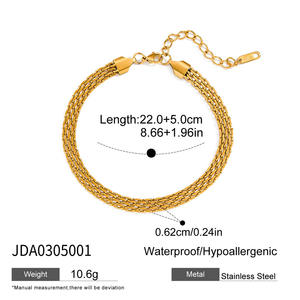 लड़कियों के लिए स्टेनलेस स्टील के सोने के लिए, स्नान करते समय उन्हें हटाने की आवश्यकता नहीं है। उच्च अंत पैर के सामान जो फीका नहीं होगा - Product Image 5