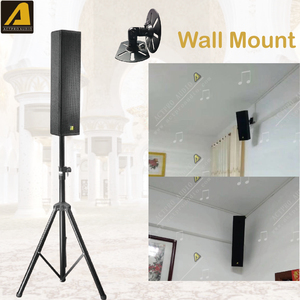 Bộ loa âm thanh chuyên nghiệp ACTPRO, hệ thống loa cột, gắn tường, đặt sàn, trong nhà, màu đen trắng, CS34+KA12A, kèm micro - Product Image 2