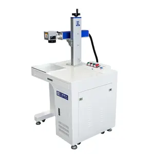 Competitive price fiber laser marking machine 50w fiber laser pet tag engraving machine for credit card spoon nameplate