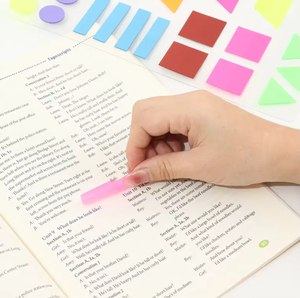Factory Custom Creative Small Book PET Stickey <strong>Note</strong> Pagemarker High Quality Colors <strong>Block</strong> Multiple Custom <strong>Memo</strong> Pad <strong>Sticky</strong> <strong>Note</strong> - Product Image 6