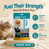 Friandises pour chats MAIDOU, à mâcher et à lécher, à base de poulet, sans céréales, riches en protéines, pour la santé de la peau et du pelage, soutien digestif et articulaire, pour petites races