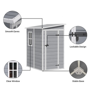 Hangars personnalisés Rangement pour jardin extérieur Petit abri de jardin avec porte verrouillable - Product Image 4