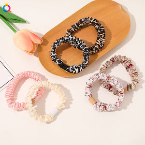 Coleteros de satén ajustados para mujer, lazos para el pelo, coletero - Product Image 5