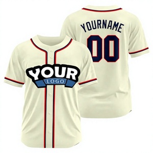 Camiseta de béisbol personalizada con nombre y número, estampado sublimado, unisex, para adultos, manga corta, absorbe la humedad, transpirable, talla grande - Product Image 2
