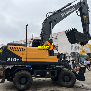 Excavadora de Ruedas Hyundai 210W-9 150-7 150 Usada Original Importada para Minería/Construcción, Hyundai 210W-9 150-7 150 de Segunda Mano - Product Image 4