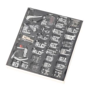 YUKK # Juego de 32 <span class=keywords><strong>Prensatelas</strong></span> para Máquina de Coser Doméstica, Kit de Puntadas Invisibles, Remiendo y Bordado para Brother y <span class=keywords><strong>Janome</strong></span> - Product Image 2