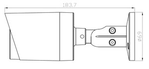 <span class=keywords><strong>2</strong></span>.8 mét IR tầm nhìn ban đêm 6MP ndaa compliant giá cả cạnh tranh CCTV An Ninh được xây dựng trong mic OEM IP66 Mini Bullet PoE mạng IP Camera - Product Image 2