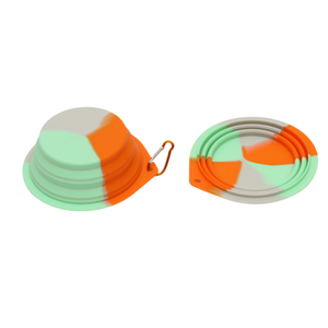 Taşınabilir Katlanabilir Silikon Su Geçirmez Hafif Evcil Hayvan Mama Kapları Besleyiciler BPA İçermez Kaymaz 250ml-2000ml Kapasiteli Seyahat Kamp - Product Image 3