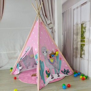 <span class=keywords><strong>Tente</strong></span> de jeu <span class=keywords><strong>tipi</strong></span> pour enfants en polyester <span class=keywords><strong>rose</strong></span> 120x120x150cm pour une utilisation en intérieur/extérieur - Product Image 1