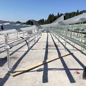 Structure de montage solaire au sol en aluminium adaptée, système de support de fixation de type C, usage commercial, garantie 15 ans, conforme AS/NZ117 - Product Image 1