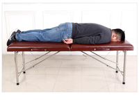 Table de massage en jade thermique multifonctionnelle Table de lit blanche pour le visage Civière pliante en bois Matériau métallique Vente de cils de traite