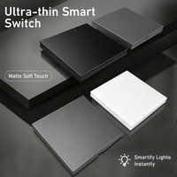Système d'automatisation intelligent Tuya Zigbee, télécommande, interrupteur mural de haute qualité, blanc mat, gris, noir, maison intelligente, hôtel