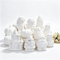Haute qualité ours bricolage blanc Brickbear vinyle matériel fluide peinture verser Figure ours Sculpture pour enfants adulte peinture Figurine