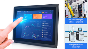 15.6 inch IP65 không thấm nước tất cả-trong-một Bảng điều khiển công nghiệp PC với giao diện DVI i3 i5 i7 8G Bộ nhớ 128G SSD 1920x1080P Màn hình - Product Image 4