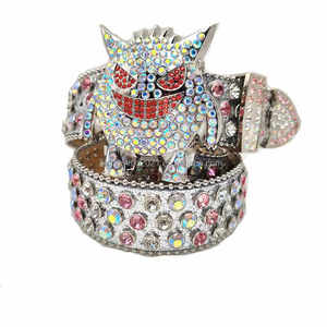 <span class=keywords><strong>Ceinture</strong></span> Western “Monstres” en Strass pour Halloween, Goblins, Hommes et Femmes, <span class=keywords><strong>Ceinture</strong></span> de Cowboy en Cuir Cristal, <span class=keywords><strong>Ceinture</strong></span> <span class=keywords><strong>BB</strong></span> <span class=keywords><strong>Simon</strong></span> Diamant - Product Image 6