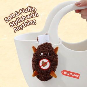 Stylo bille en peluche mignon, stylo en peluche dessin animé, porte-clés jouet doux, anti-stress, cadeau de papeterie pour étudiants - Product Image 2