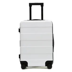 Custom 100% PC Aluminum Trolley Travel 20 Inch Carry On 24 Inch Check In Luggage Suitcase With Vacuum Compression Function AY