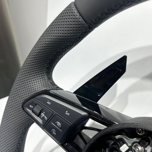 Volant en cuir Alcantara et carbone personnalisé en direct d'usine pour <span class=keywords><strong>Audi</strong></span> R8 A3 A4 B9 A5 B8 A6 C7 A7 S3 S4 RS3 RS5 RS7 <span class=keywords><strong>RS6</strong></span> C8 - Product Image 5