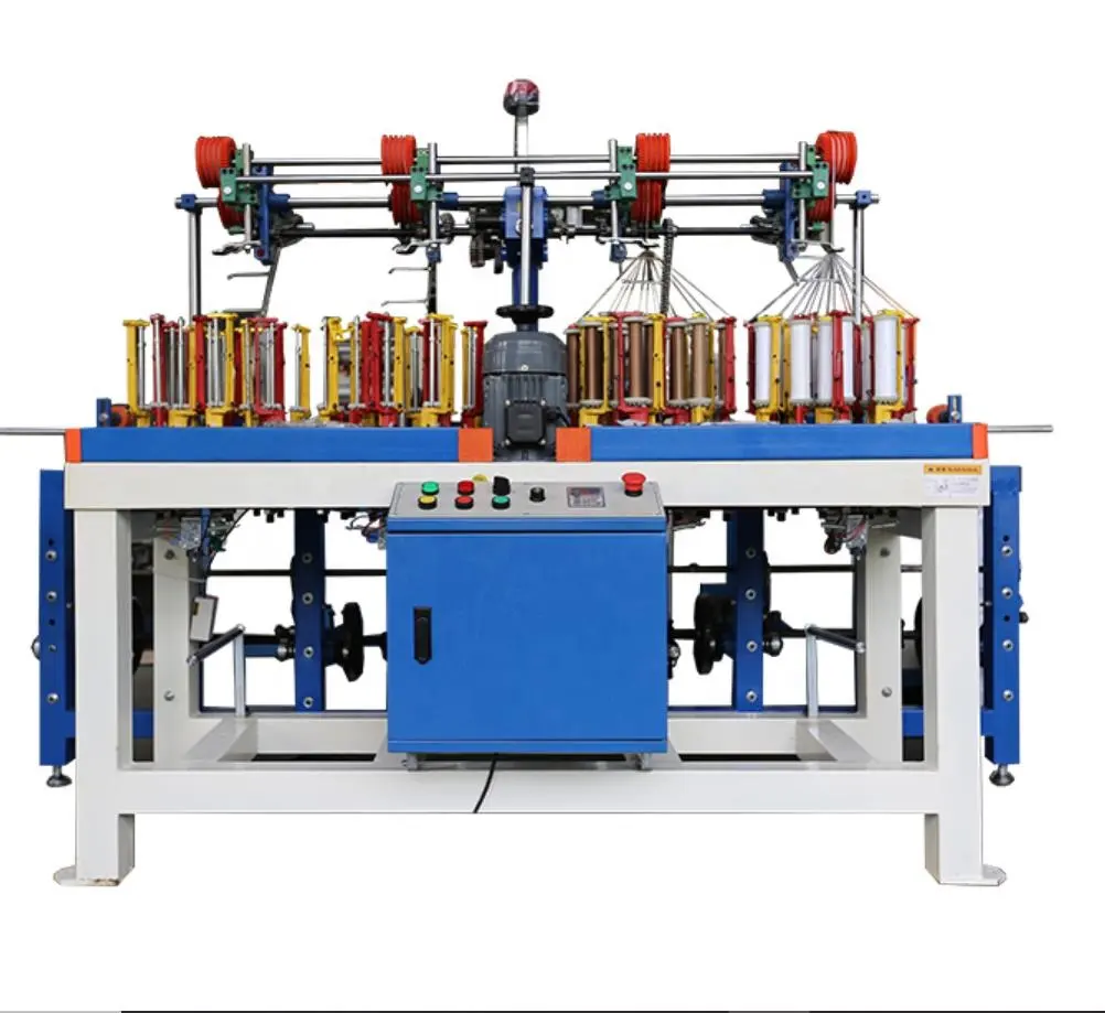 16 Trục Chính 4 Đầu Tự Động Rope Making Machine Bông Thread Bện Máy