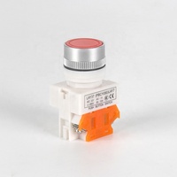 Saklar Tombol Tekan Elektronik 22MM IP65 dengan Warna MERAH HIJAU, Self-locking & Self-resetting 1NO Model LAY7