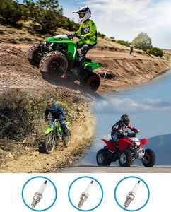 Bujía de Alto Rendimiento de Iridio y Platino para Motocicleta CR7HSA 4549 para Yamaha Honda Kawasaki Suzuki 50cc-150cc GY6 - Product Image 5