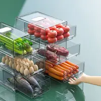 Vorrats behälter für Lebensmittel Kühlschrank Produce Saver Abnehmbare Abfluss schale für Gemüse beeren Obst und Gemüse