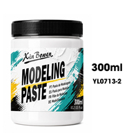 Pâte à modeler Xin Bowen 100ml/300ml/500ml pour peinture acrylique, texture lisse et effets 3D, techniques mixtes