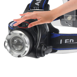 Lampe frontale à induction Luomen T6 LED rechargeable, lampe de pêche nocturne USB pour l'extérieur - Product Image 1