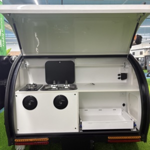 2025 Kinlife SUV-Towable Mini <strong>Teardrop</strong> <strong>Camper</strong> Home Climate-Adaptive with Toolbox with Lock and Modular Storage Cabinets - Product Image 4