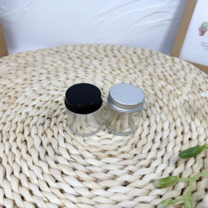 Round Popular 3ml 5ML 9ML 10ML <b>Glass</b> CR <b>Container</b> Child Proof Jar with CR cap - Product Image 1