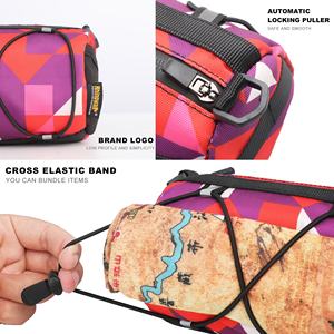 Rhinowalk 2.4L 핸들 바 가방 자갈 도로 팻 전기 자전거 스쿠터 앞 핸들 바 가방 편리한 자전거 보관 - Product Image 5