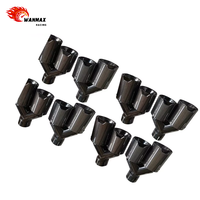 Embout d'échappement pour BMW M Power, pour G20 G21 G23 G42, tout en fibre de carbone noire, silencieux à 4 sorties, fabriqué en titane inoxydable, X5 X3