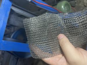 Auto Threading kawat Looping Filter baja Mesh mesin rajut - Product Image 6